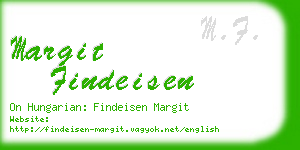 margit findeisen business card